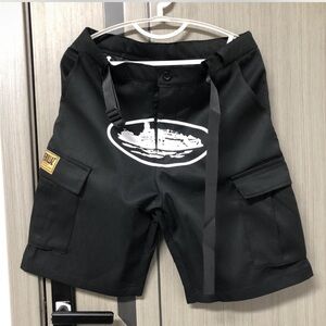 Corteiz Men’s Black Shorts